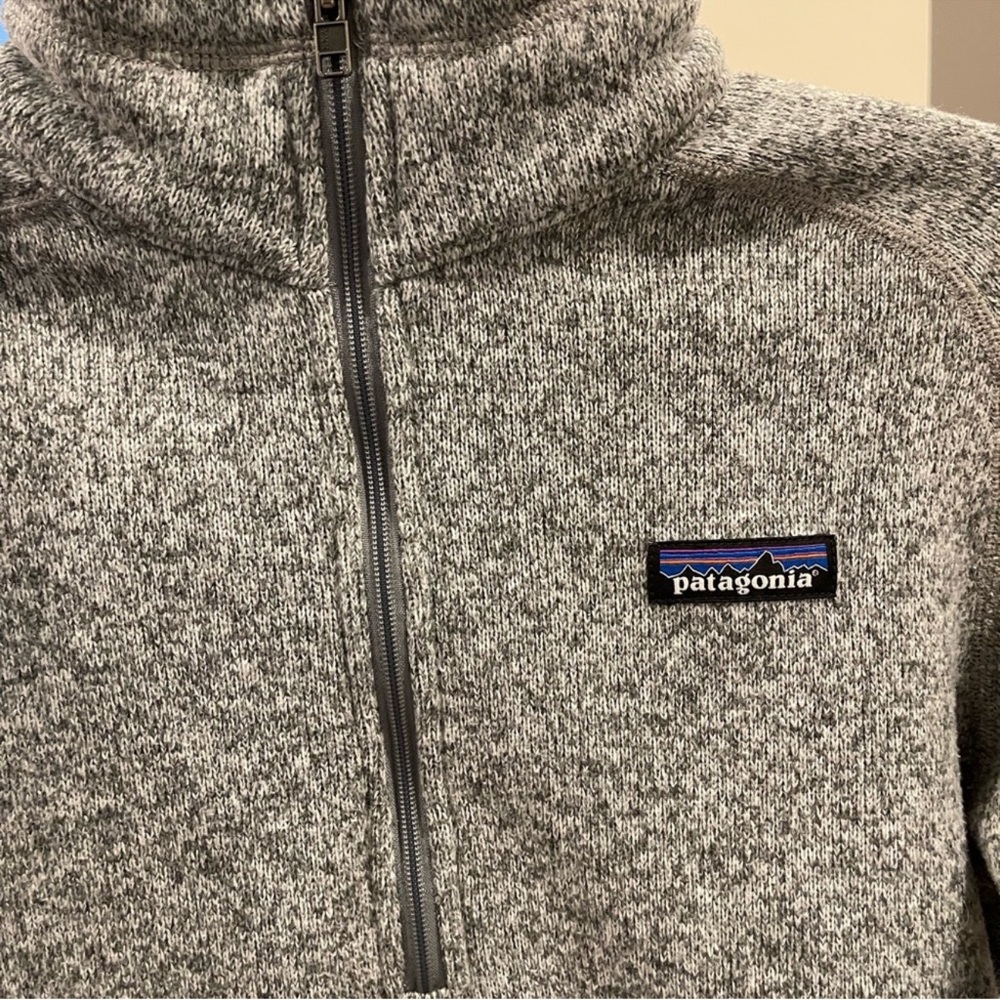 Patagonia Women’s Zip-Up Sweater in Gray